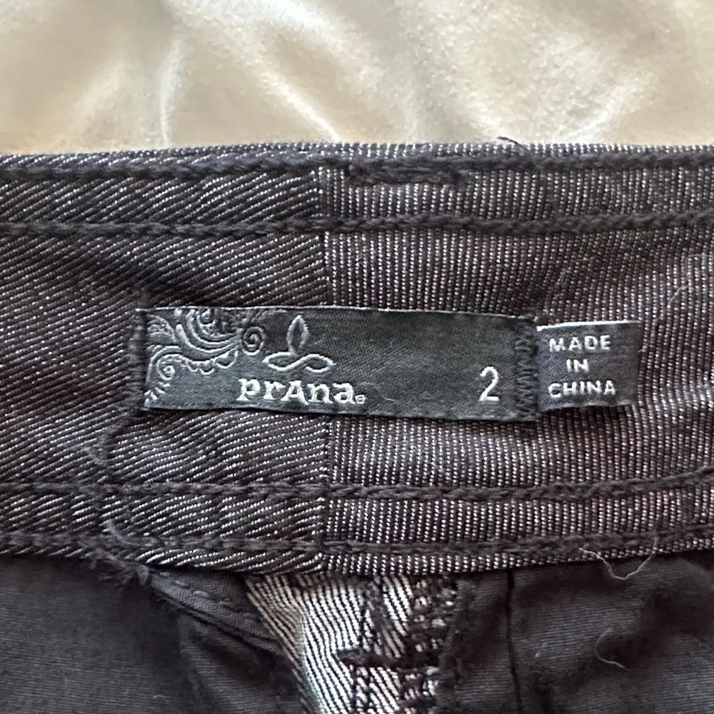 Prana Black Button-Front Mini Skirt - Picture 4 of 5